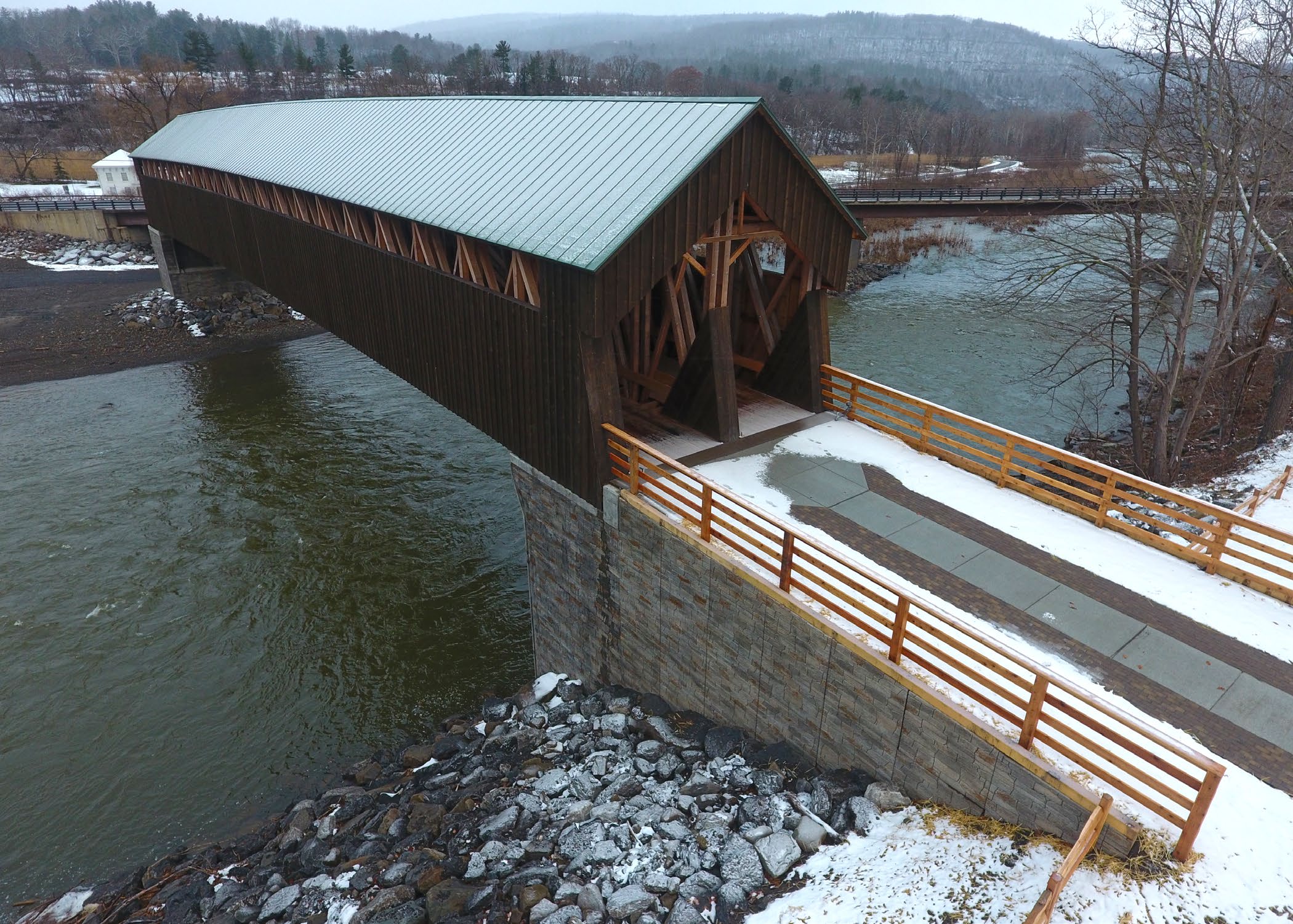 Completed Blenheim Covered Bridge